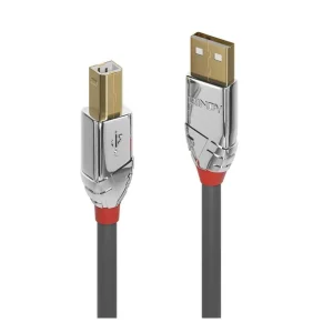 Bestseller Cablu transfer Lindy LY-36644, USB 2.0 Type A to B, 5m, Cromo Line