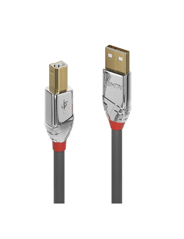 Bestseller Cablu transfer Lindy LY-36644, USB 2.0 Type A to B, 5m, Cromo Line