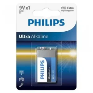 Baterie Ultra Alkaline 9v Blister 1 Buc Phili Super ofertă