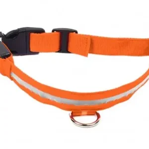 Zgarda Iluminata Cu Led Orange, Pentru Caine Sau Pisica, Avx-Ag232C Livrare gratuită