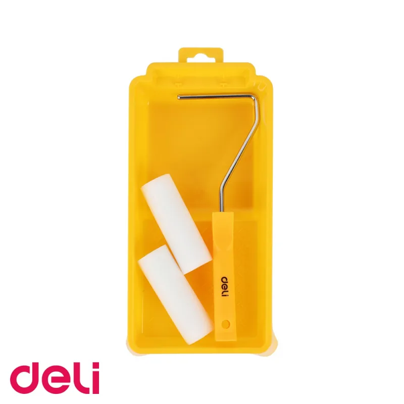 Set zugravit Deli cu trafalet, 2 rezerve role si tavita, absorbtie ridicata, pentru pereti si tavane Preț mic