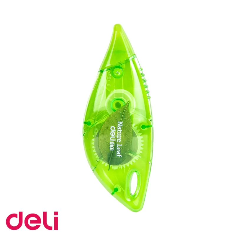 Banda corectoare Deli, aplicare uscata, corp transparent, 5mm x 6m, culori asortate Ofertă