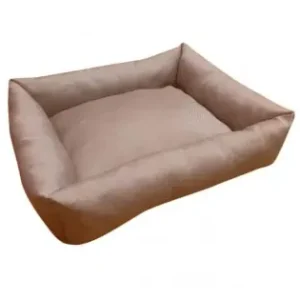 Culcus Dreptunghiular Moale Cu Perna, Pentru Caine/Pisica, Culoare Maro, Impermeabil, Baza Antiderapanta, 64X45Cm Popular