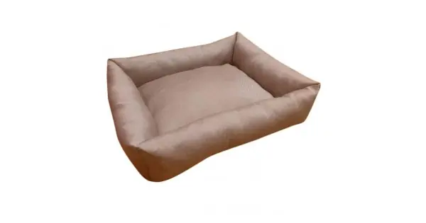 Culcus Dreptunghiular Moale Cu Perna, Pentru Caine/Pisica, Culoare Maro, Impermeabil, Baza Antiderapanta, 64X45Cm Popular