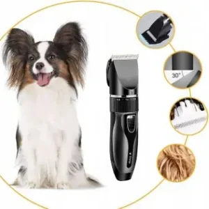 Aparat De Tuns Profesional Pentru Cani Cu Acumulator, Lama Titan + Ceramica, Incarcare Usb, Culoare Neagra, Model Avx-Wt-Black-T10 Cel mai vândut