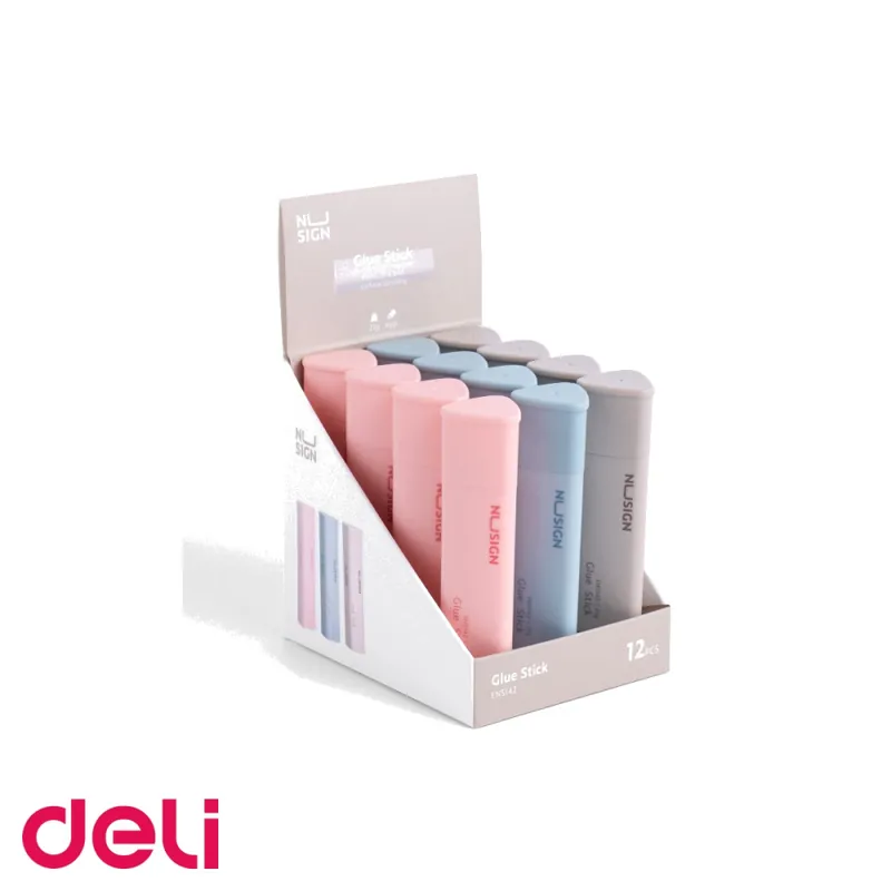 Lipici stick triunghiular Deli Nusign 21g, uscare rapida, lavabil, pentru birou si scoala Reduceri