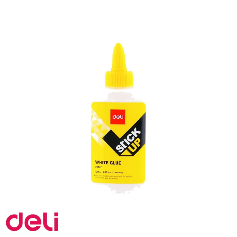 Aracet Deli 120ml, tub plastic cu varf subtire, lipici alb non toxic pentru proiecte creative Lichidare de stoc