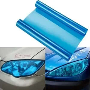Folie Protectie Faruri / Stopuri Auto - Albastru (Pret/M Liniar) - 053 Livrare rapidă