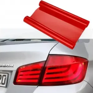 Folie Protectie Faruri / Stopuri Auto - Rosu (Pret/M Liniar) Calitate înaltă