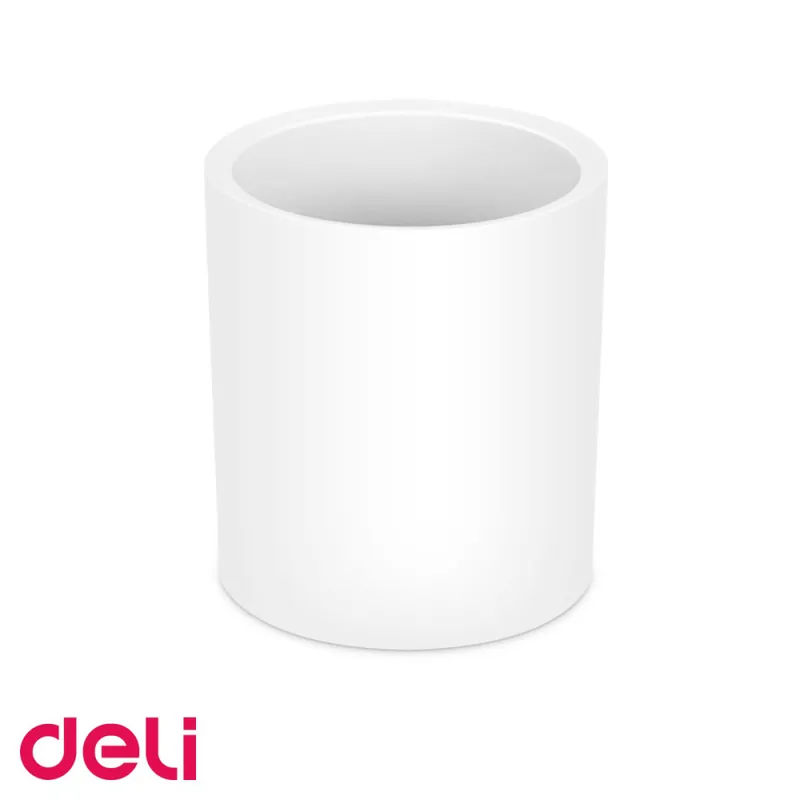Suport organizator instrumente de scris Deli NuSign, plastic ABS, alb, pentru birou si scoala Livrare expres