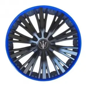 Livrare gratuită Set 4 Capace Roti Velar Pulse Blue, Design Sport Cu Accente Albastre, Abs Rezistent, Universal, Pentru Jante R16