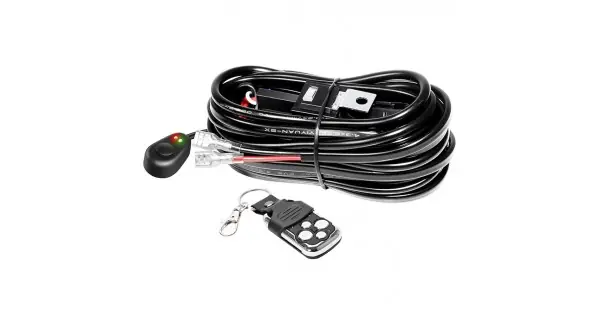 Cablaj Pentru Proiectoare Led Cu Telecomanda, Functii Strobo, Relee Si Sigurante Incluse, Alimentare 12V Ofertă exclusivă