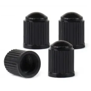 Ofertă de sezon Set 4 Capacele Auto Din Plastic Pentru Ventil, Culoare Neagra