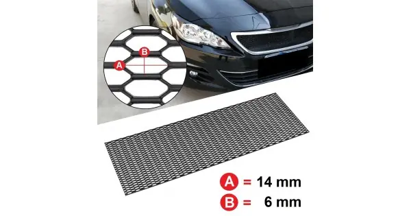 Grila Sport Tuning Honey Comb 120 X 40Cm (Hexagon 14 X 6Mm) Promoție