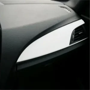 Folie Auto Colantare Trimuri, Model Piele Alba, 100 X 45Cm Plată securizată