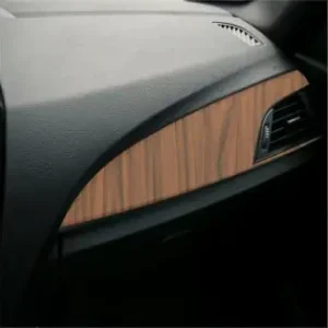 Cel mai bun preț Folie Auto Colantare Trimuri, Model Nuc Auriu, 100 X 45Cm