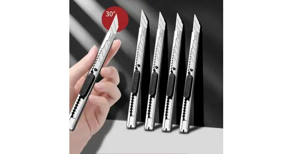 Cutit - Cutter Metalic Standard De 9Mm, Varf La 30 Grade Ofertă specială