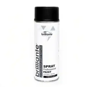 Cel mai bun preț Vopsea Spray Negru Mat (Ral 9005) 400Ml Brilliante
