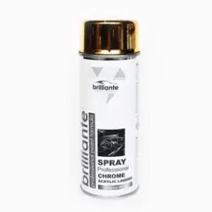 Calitate înaltă Vopsea Spray Crom (Auriu) 400Ml Brilliante