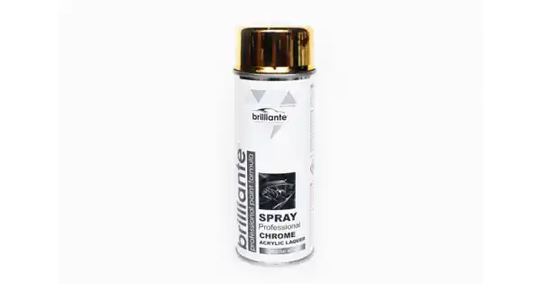 Calitate înaltă Vopsea Spray Crom (Auriu) 400Ml Brilliante