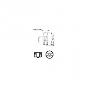 Super ofertă Set 2 Becuri Fara Soclu W5W 12V (Blister) X-Treme VIsion Pro150 Philips