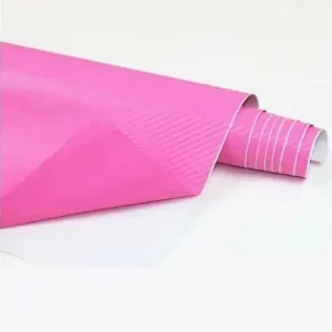 Disponibil imediat Folie Colantare Auto Carbon 3D - Culoare Roz, Dimensiune 3M X 1,27M