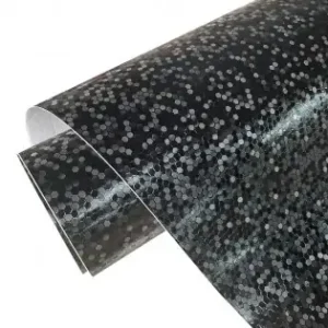 Folie Auto Decorativa Premium Honeycomb Black, Model Hexagonal 3D, Autoadeziva, Rezistenta Uv, Dimensiune 150 X 100Cm Ofertă de sezon
