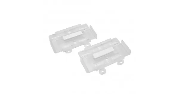 Suport Numar Inmatriculare Mega Drive Fara Rame Set 4 Buc (Fata + Spate) Transparent Premium