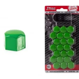 Cumpărături sigure Set Capace Prezoane 17 Mm, Culoare Verde