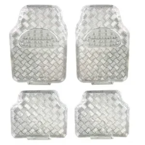 Covorase Auto Universale, Model Diamond, Culoare Crom Argintiu Noutate