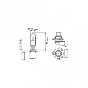 Bec 12V Hb3 60W / 65W Eco Bosch Transport gratuit