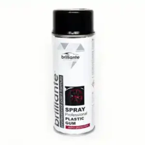 Livrare rapidă Vopsea Spray Cauciucata (Negru) 400Ml Brilliante