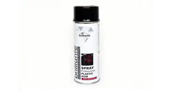 Livrare rapidă Vopsea Spray Cauciucata (Negru) 400Ml Brilliante