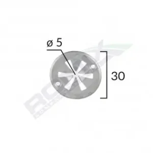 Nu rata Saiba De Fixare Capac Pentru Audi/seat/vw 5X30Mm - Alb Set 10 Buc