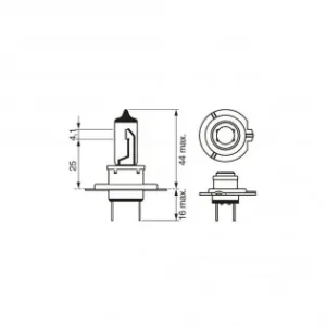 Cel mai vândut Bec H7 12V 55W Pure Light (Blister 1Buc) Bosch