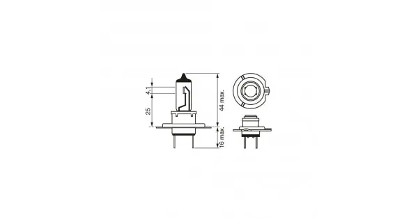 Cel mai vândut Bec H7 12V 55W Pure Light (Blister 1Buc) Bosch