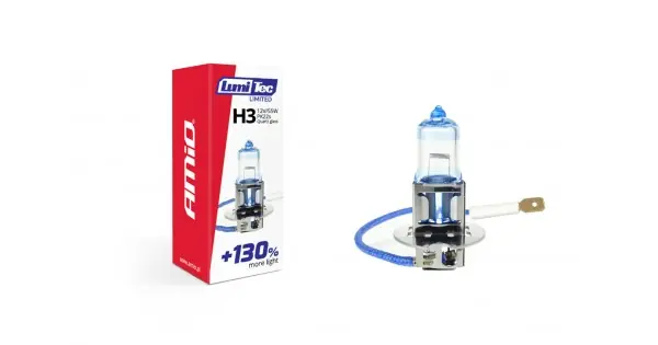 Disponibil imediat Bec Halogen H3 12V 55W Lumitec Limited + 130%