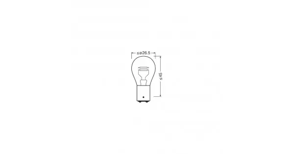 Lichidare de stoc Bec 12V P21/5W Original Set 10 Buc Osram