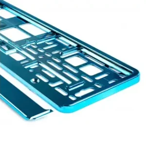 Cumpărături sigure Suport Numar Inmatriculare Din Plastic, Calitate Premium, Culoare Turquoise