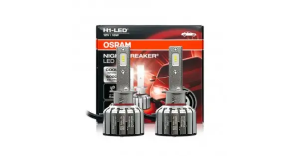 Calitate înaltă Set 2 Becuri Night Breaker Led H1 Omologare Rar Osram