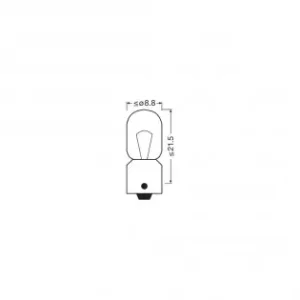 Preferatul clienților Set 2 Becuri 12V T4W Original Blister Osram
