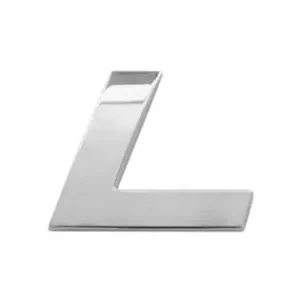 Ornament Auto 3D. Litera L. 26 Mm. Cromat Lichidare de stoc