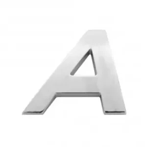 Premium Ornament Auto 3D. Litera A. 26 Mm. Cromat