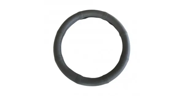 Husa Volan Piele Naturala Negru 35-37 Cm Preț mic