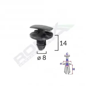 Ofertă specială Clema Pasaj Roata Pentru Citroen/peugeot/renault Set 10 Buc