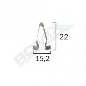 Clema Metalica Montaj Pentru Grup Vag 15.2X22Mm Set 10 Buc Lichidare de stoc