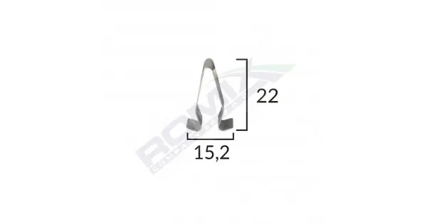 Clema Metalica Montaj Pentru Grup Vag 15.2X22Mm Set 10 Buc Lichidare de stoc