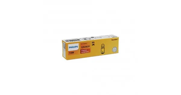 Disponibil imediat Bec Pozitie Fata T4W 12V Set 10 Buc Philips