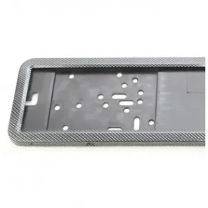 Discount Suport Numar Inmatriculare Inox + Finisaj Carbon, Lpf 002