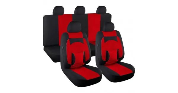 Expediere rapidă Set Huse Scaun Comfort Rosu